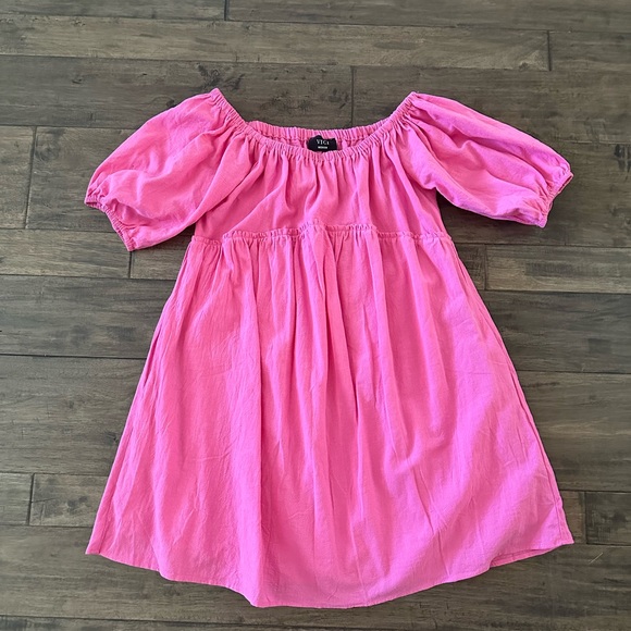 Vici Connah Pink off the shoulder Dress Size M - Picture 4 of 5